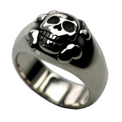 Smiling Skull Ring